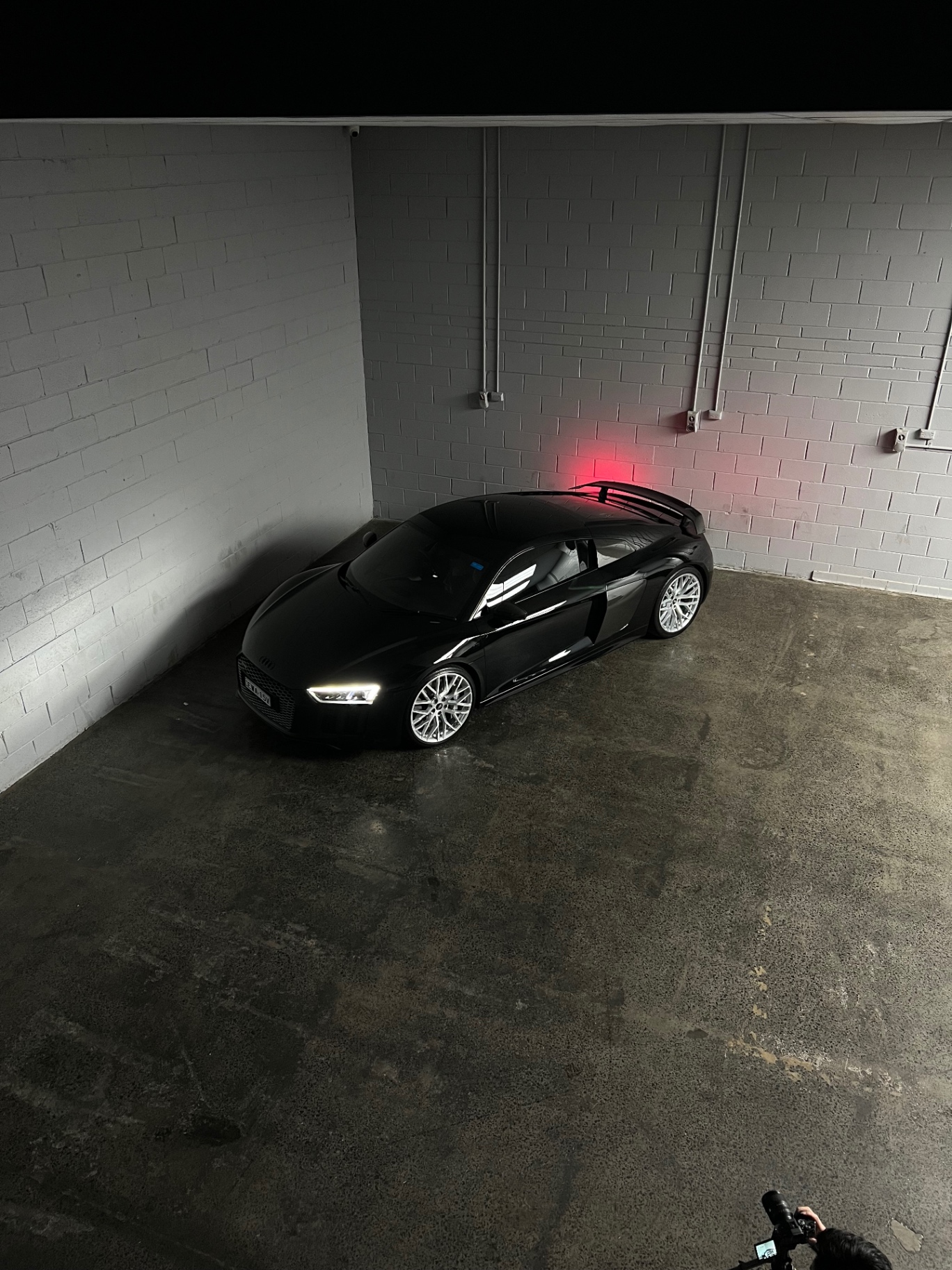 Black Audi R8 at Apex Performance Tuning Melbourne