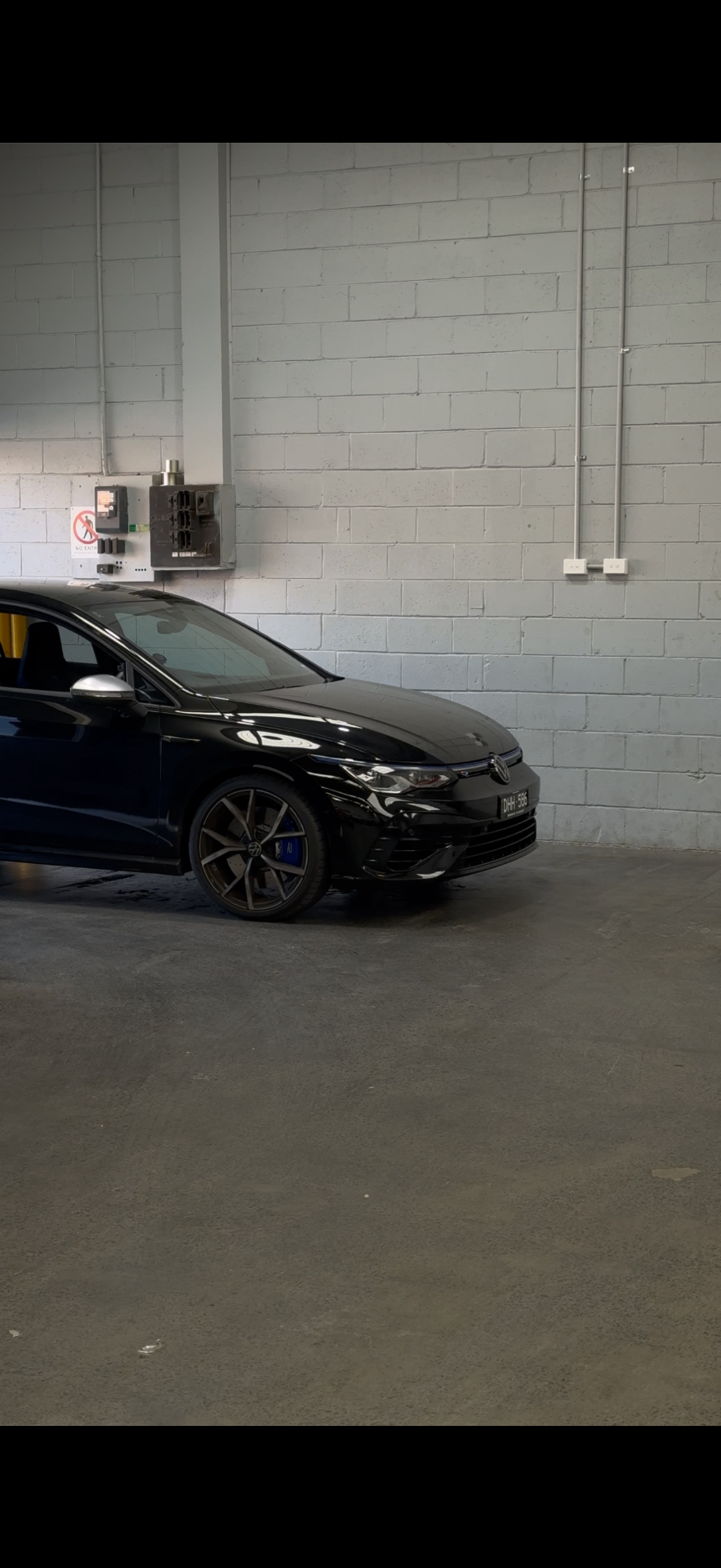 VW Golf R in the Apex workshop for DSG service
