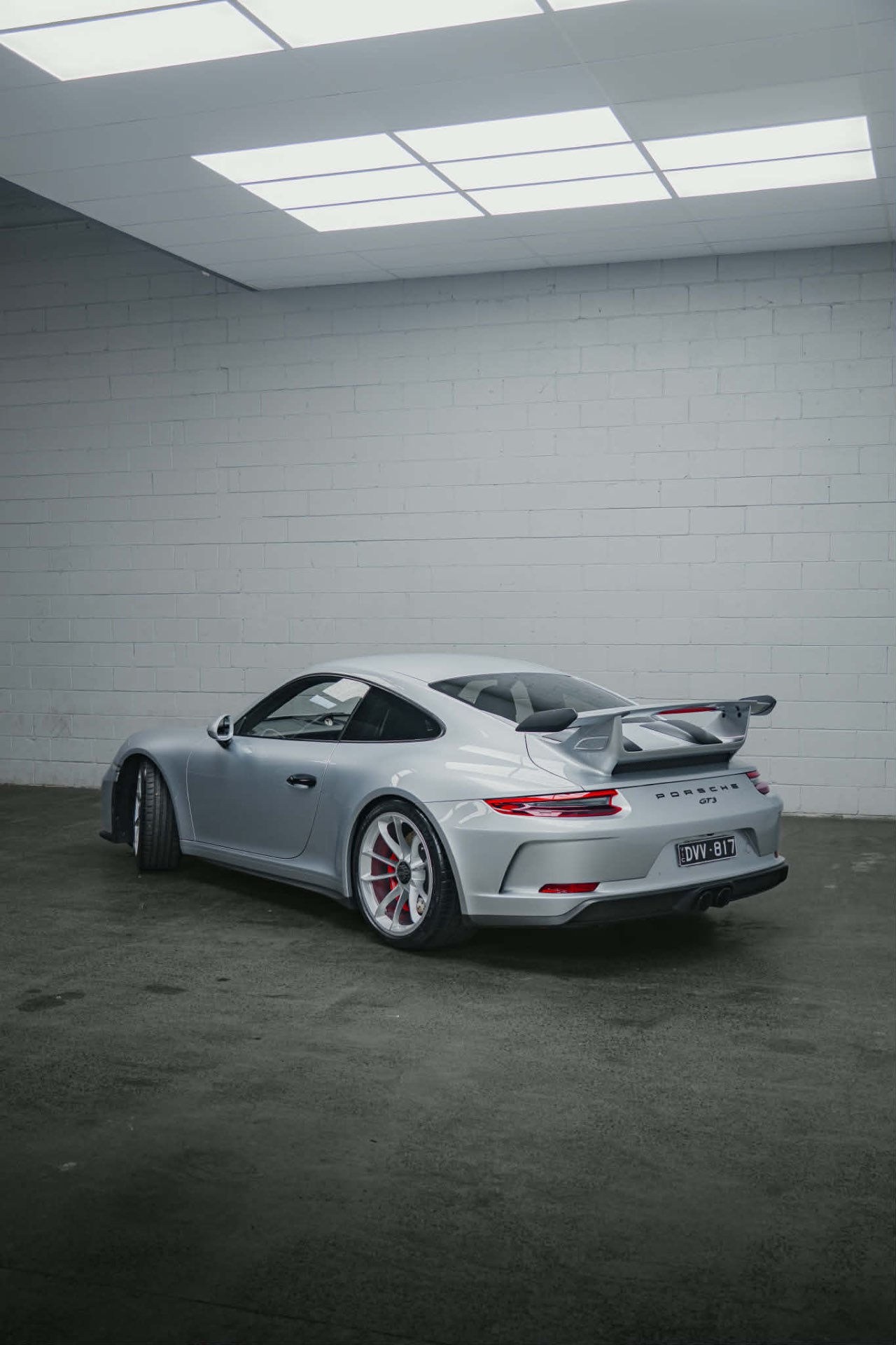 Porsche 911 GT3 rear detail at Apex Performance Tuning Melbourne